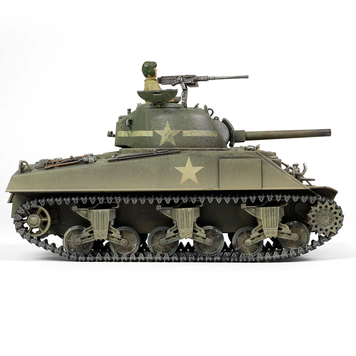 U.S. medium tank Sherman M4A3 (75) Training vehicle, C Company, 10th Tank Battalion, 5th Armored Division, New York, 1943