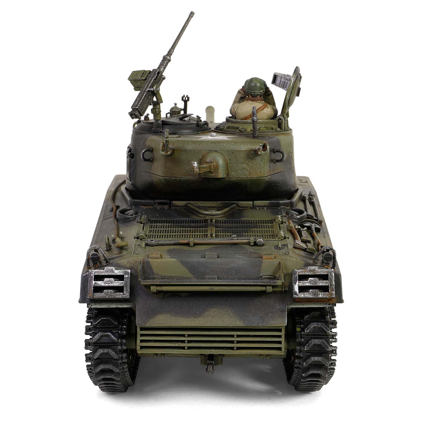 Sherman M4A3 (76), VVSS   "Black Panthers", 761st Tank Battalion, Task Force Rhine, Germany 1945