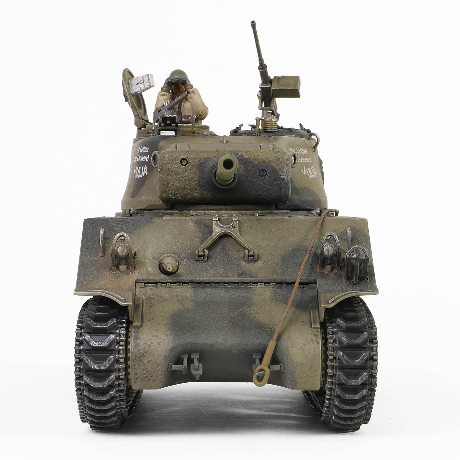 Sherman M4A3 (76), VVSS   "Black Panthers", 761st Tank Battalion, Task Force Rhine, Germany 1945