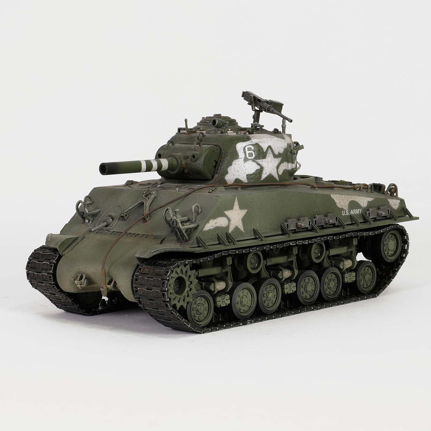 Sherman M4 tank HVSS Suspension type - Metal Upgrade track link set (Model T66)  Zinc Alloy materials | with weathering effect