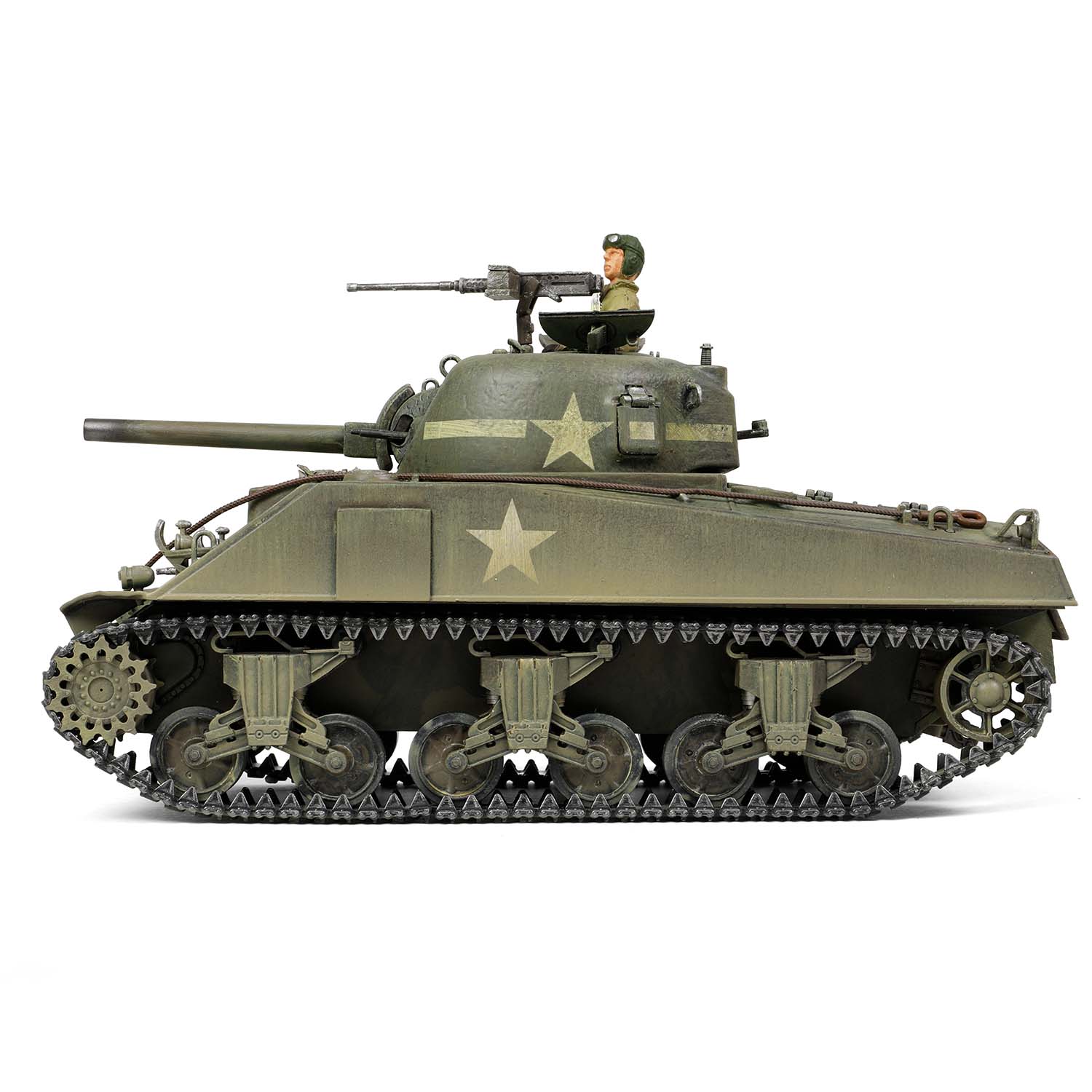 U.S. medium tank Sherman M4A3 (75) Training vehicle, C Company, 10th Tank Battalion, 5th Armored Division, New York, 1943