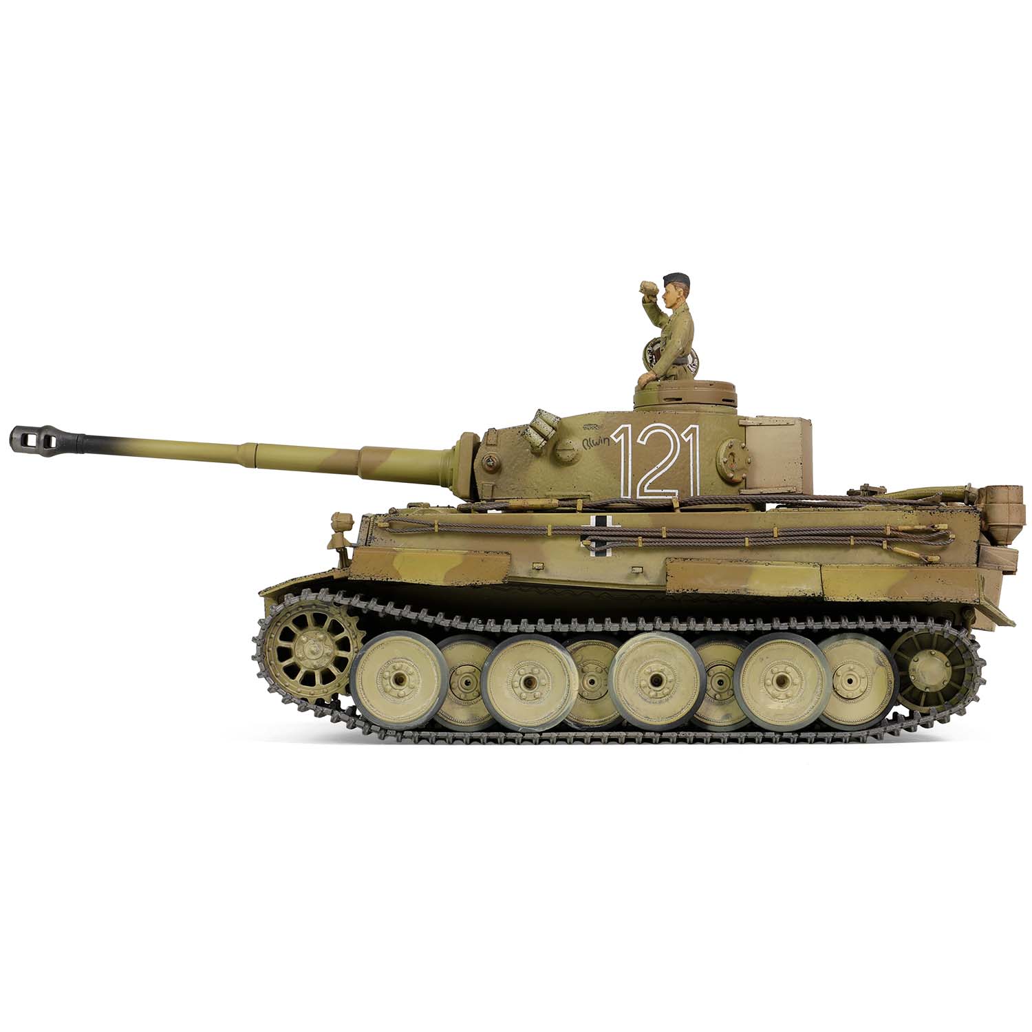 Sd.Kfz.181 PzKpfw VI Tiger Ausf. E heavy tank  (Initial production model) #121, Schwere Panzerabteilung 501, 1943 North African Front Tunisia