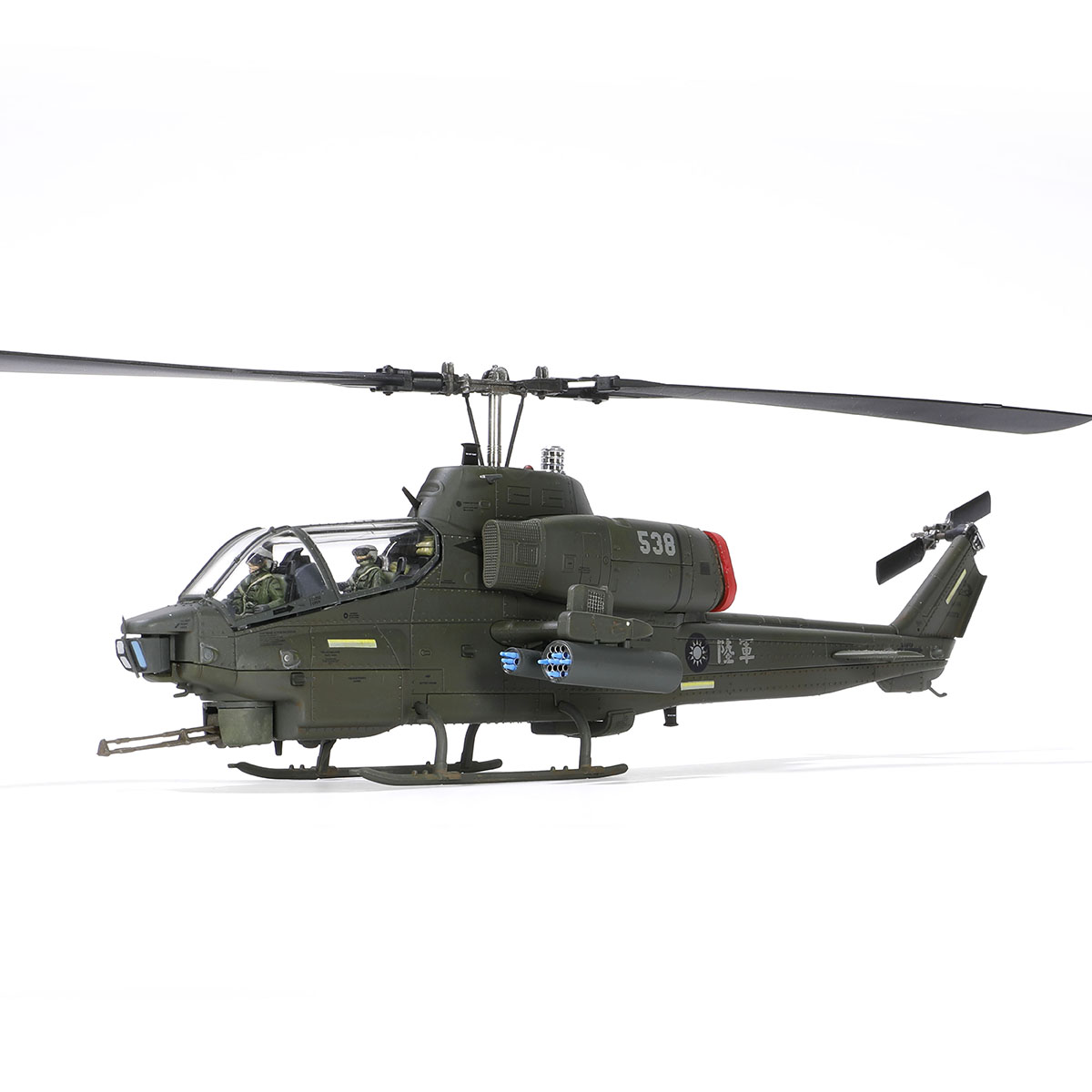 Bell AH-1W "Whiskey Cobra" attack helicopter  (Low visibility ver.) Tail number #538, 602nd Air Cavalry Brigade Attack Battalion, ROCA, Taichung News Agency Army Aviation 602 Brigade Longxiang Camp Open Day, March