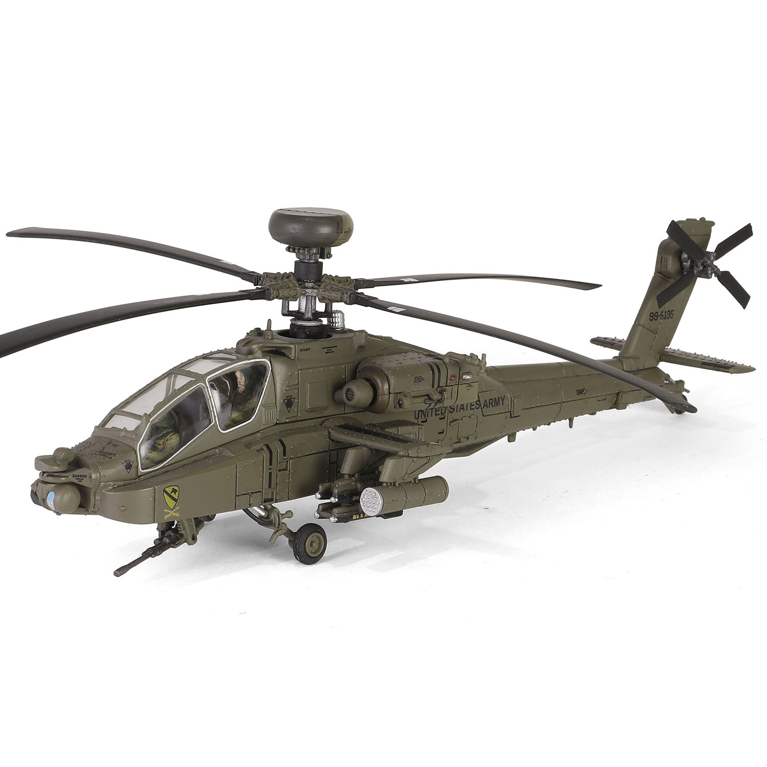 Army Boeing AH-64D Longbow Apache Attack Helicopter  99-5135 of C Company, 1-227 ATKHB, 1st Cavalry Division, 11th Aviation Regiment (Attack),Karbala, Operation Iraq Freedom, March