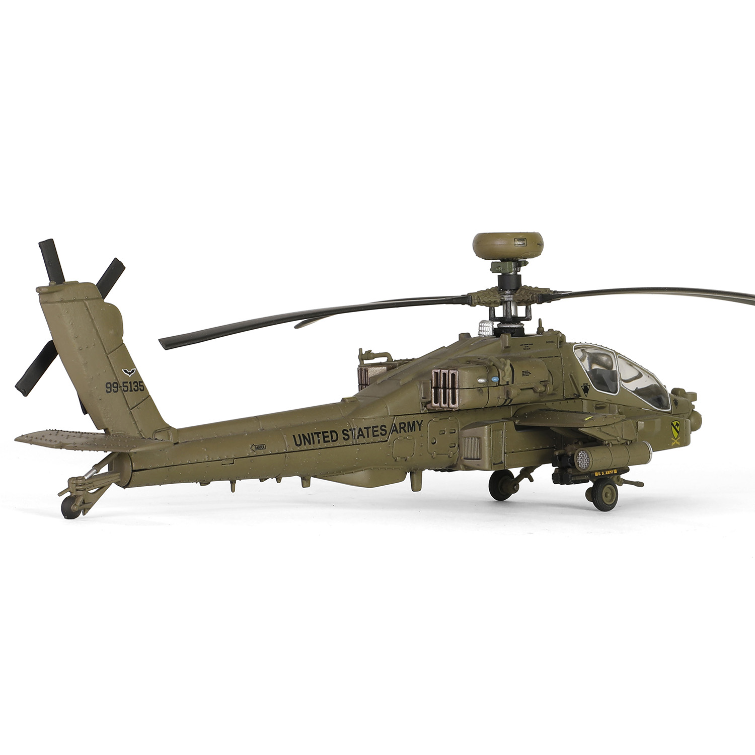 Army Boeing AH-64D Longbow Apache Attack Helicopter 99-5135 of C Company, 1-227 ATKHB, 1st Cavalry Division, 11th Aviation Regiment (Attack),Karbala, Operation Iraq Freedom, March