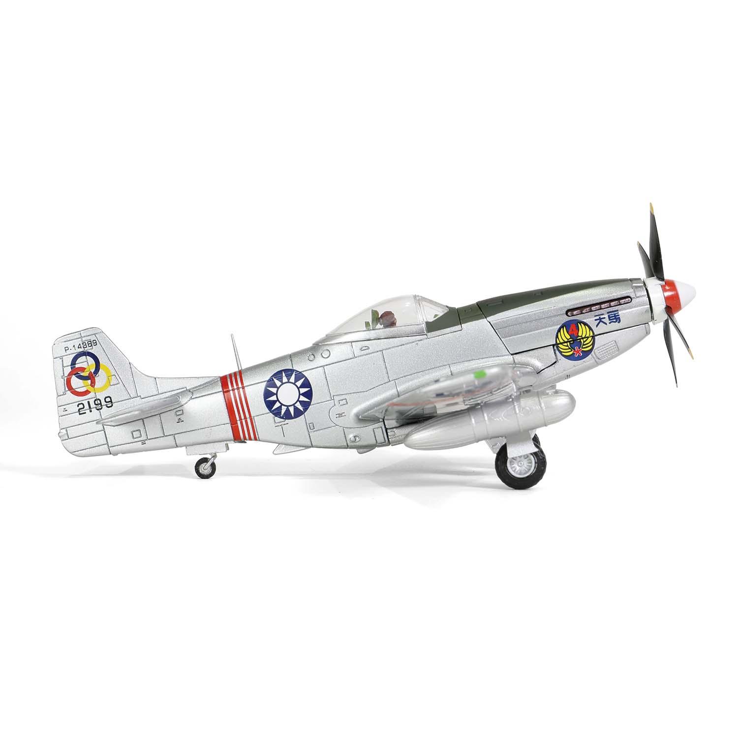 P-51D Mustang aircraft fighter 4th Fighter Group, Captain Hsu Hua Chiang, ROCAF (#P-14369, 2199)