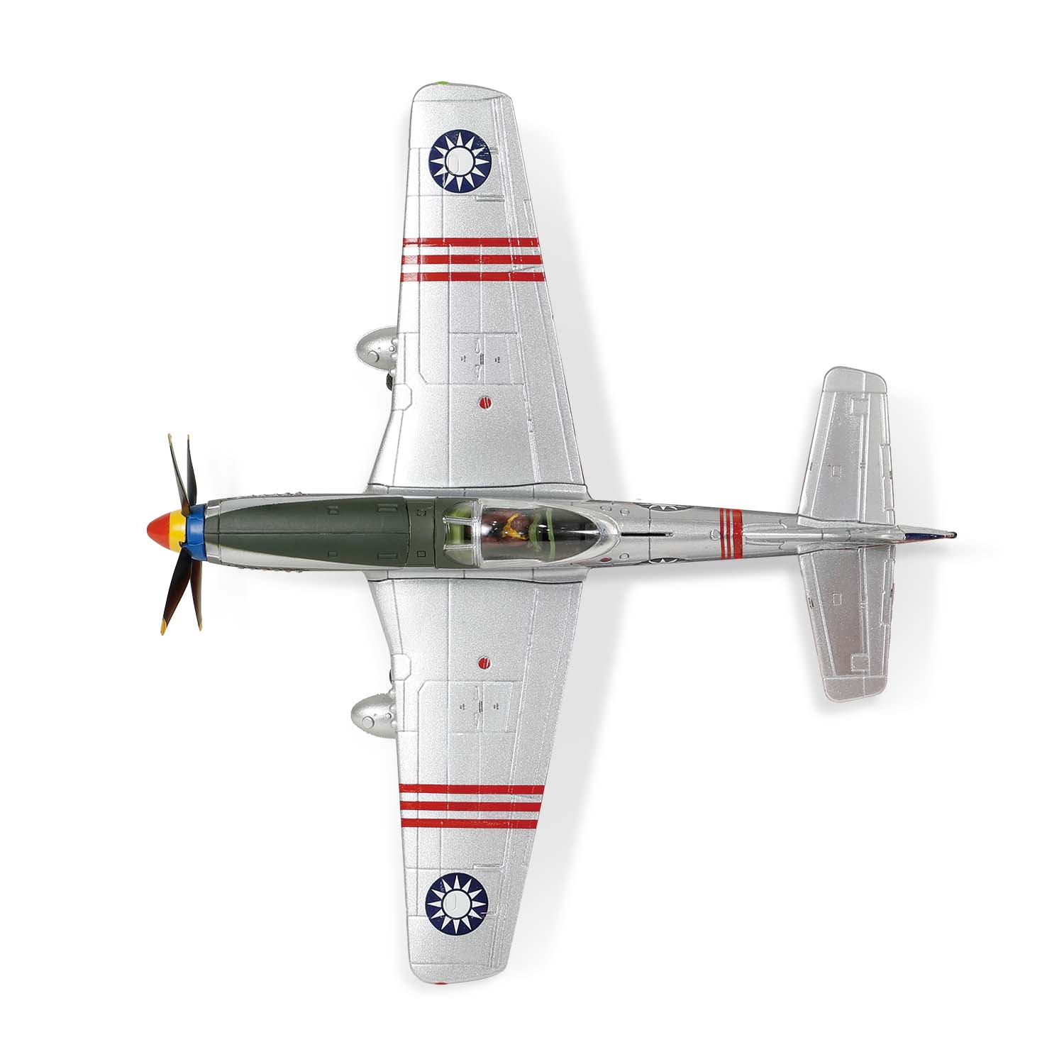 ROC P-51D Mustang aircraft fighter 21st Squadron, 4th Fighter Group, Captain Cheng Yung To, ROCAF (#P14275, 2192)