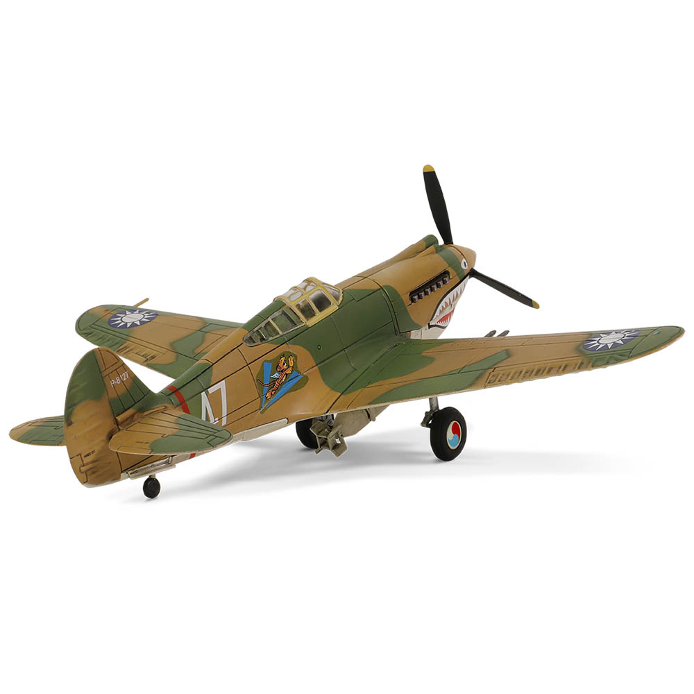 Curtiss P-40B / HAWK 81A-2  3rd Pursuit Squadron, American Volunteer Group, P-8127, Serial : 47, China, June  (flown by R.T. Smith)