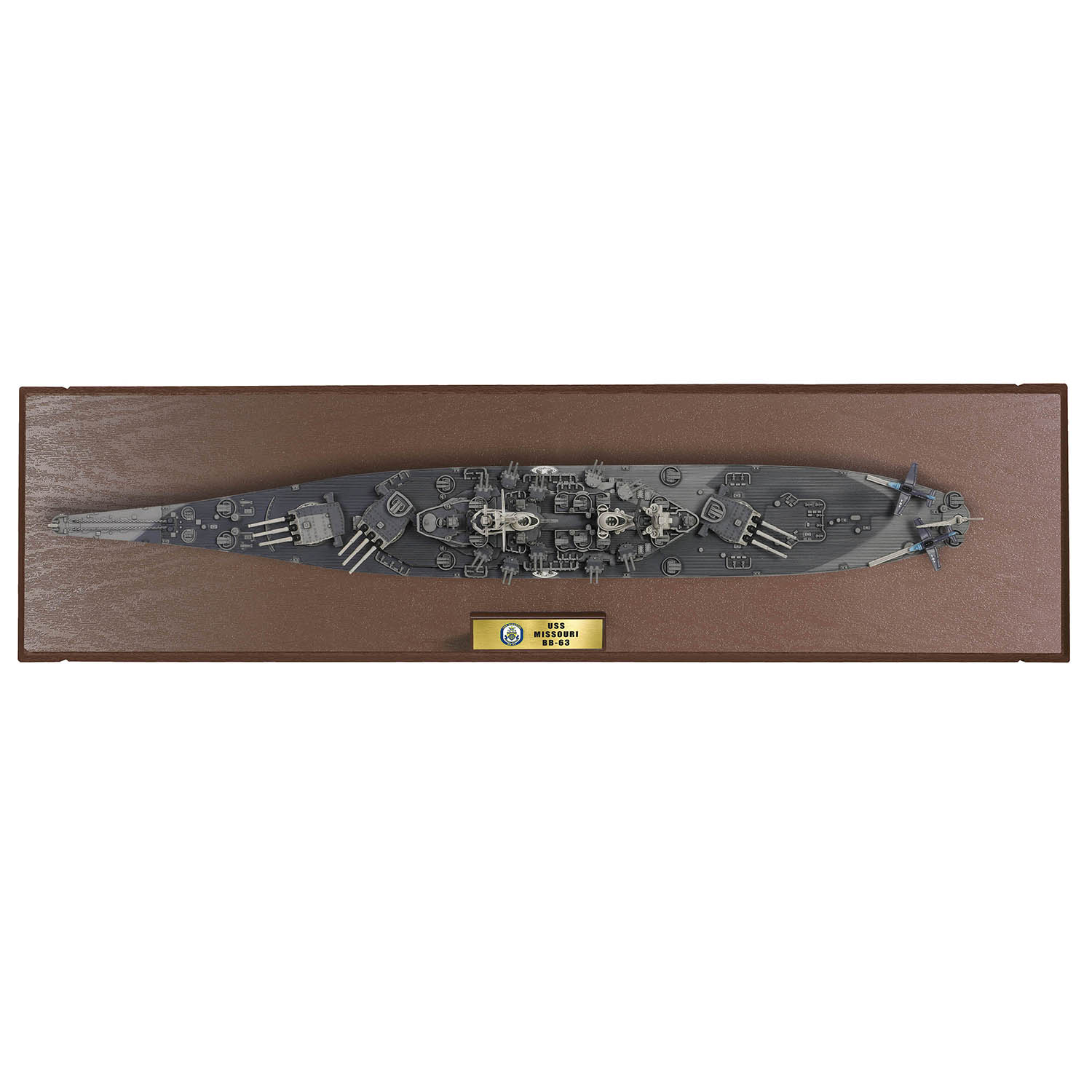 Iowa Class Battleship, USS Missouri (BB-63), Full Hull Edition Measure 32/22D camouflage pattern