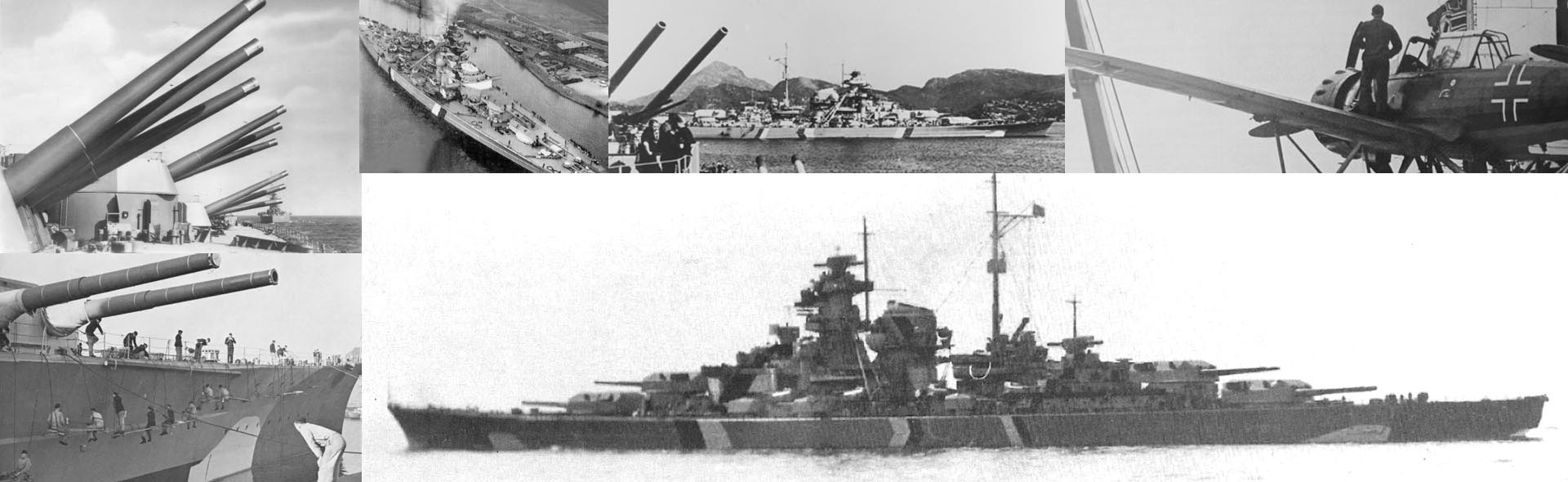 Bismarck, Waterline display version Battle of the Denmark Strait, May 1941