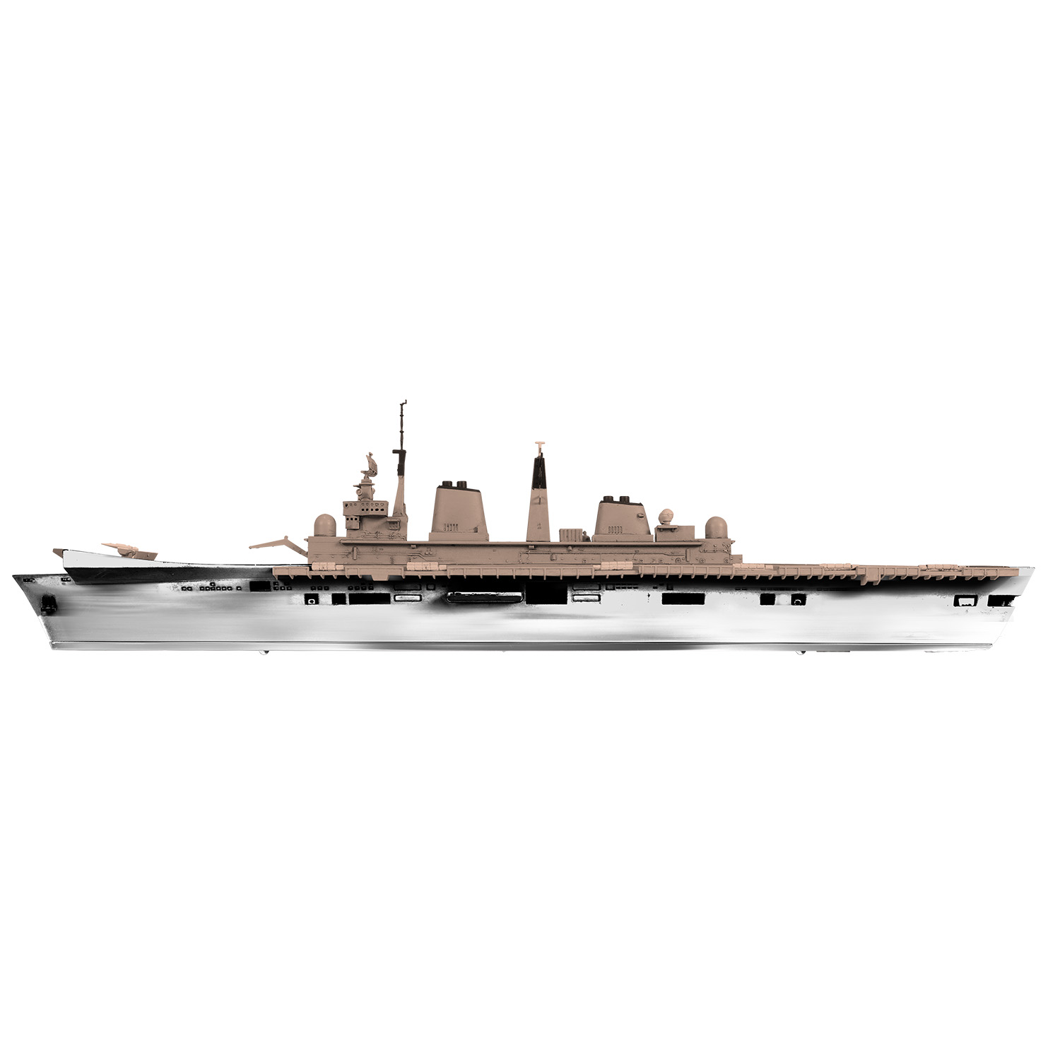 HMS Invincible(R05) Light Aircraft Carrier, Waterline edition Falklands War