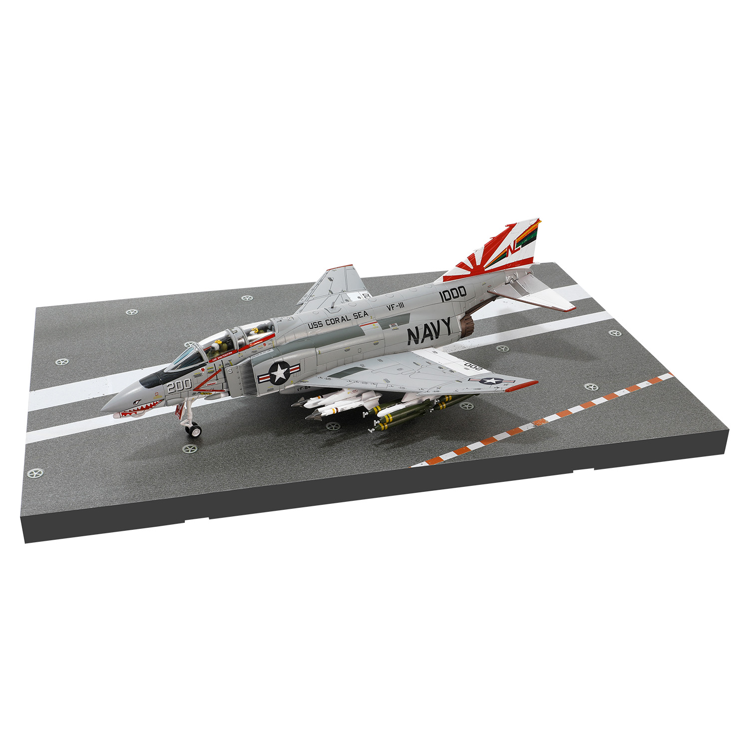 McDonnell Douglas F-4B Phantom II, USN, VF-111 Sundowners, F-4B 200, USS Coral Sea 1970