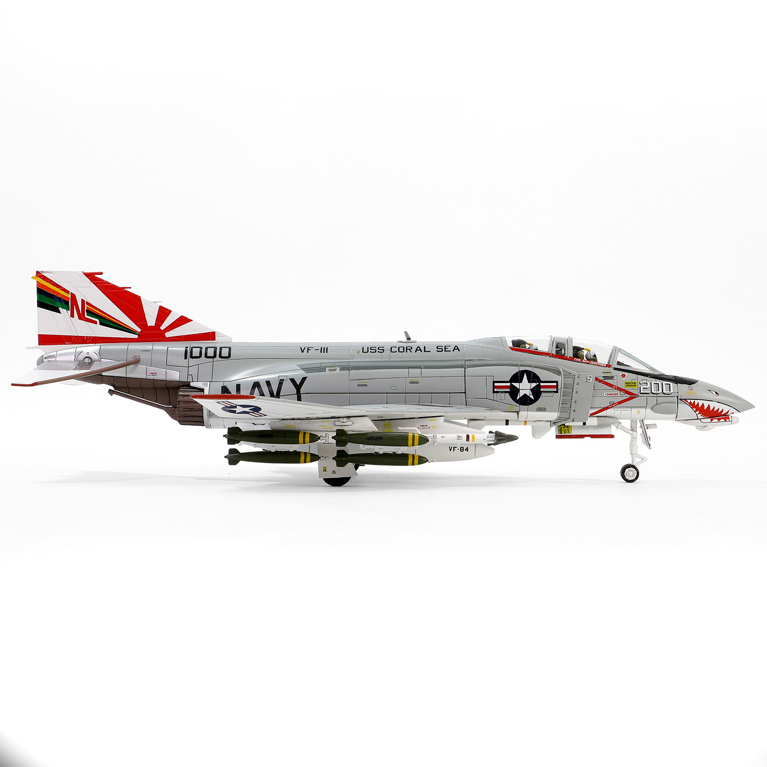 McDonnell Douglas F-4B Phantom II, USN, VF-111 Sundowners, F-4B 200, USS Coral Sea 1970