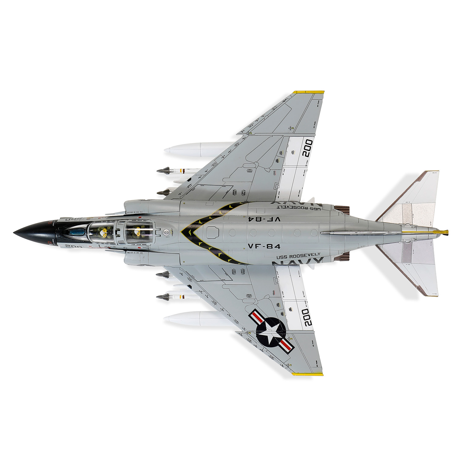 McDonnell Douglas F-4J Phantom II, U.S.Navy, VF-84 Jolly Roger, RE200, USS Roosovelt