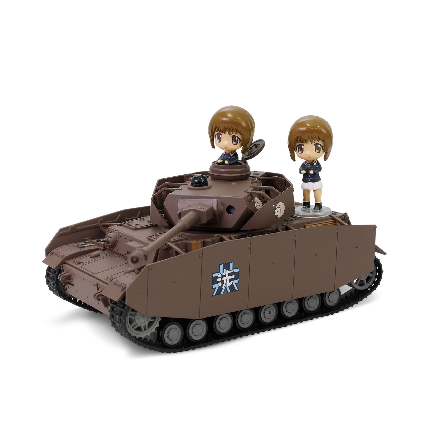 Panzer IV Ausf H Ooarai Girls Academy with Miho Nishizumi commander figure