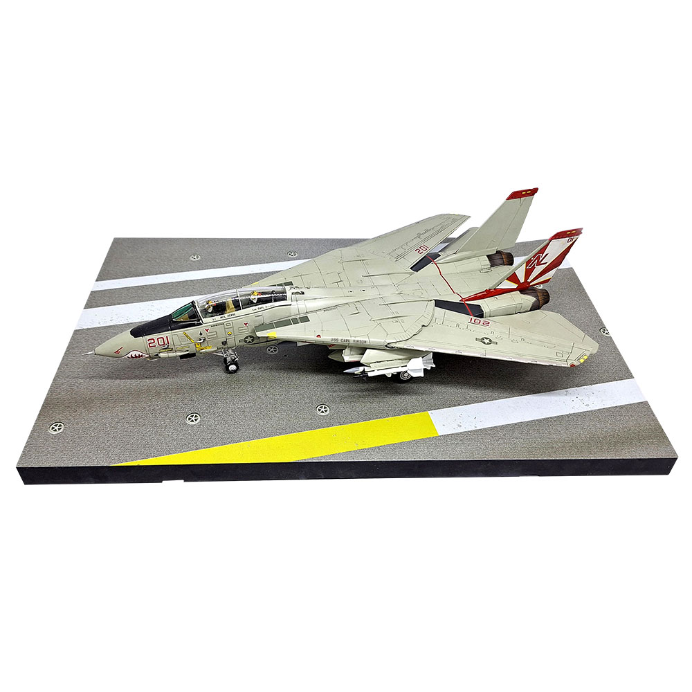 Grumman F-14A Tomcat, NL-201, VF-111 Sundowners, CVW- 15, USS Carl Vinson (CVN-70), 1985