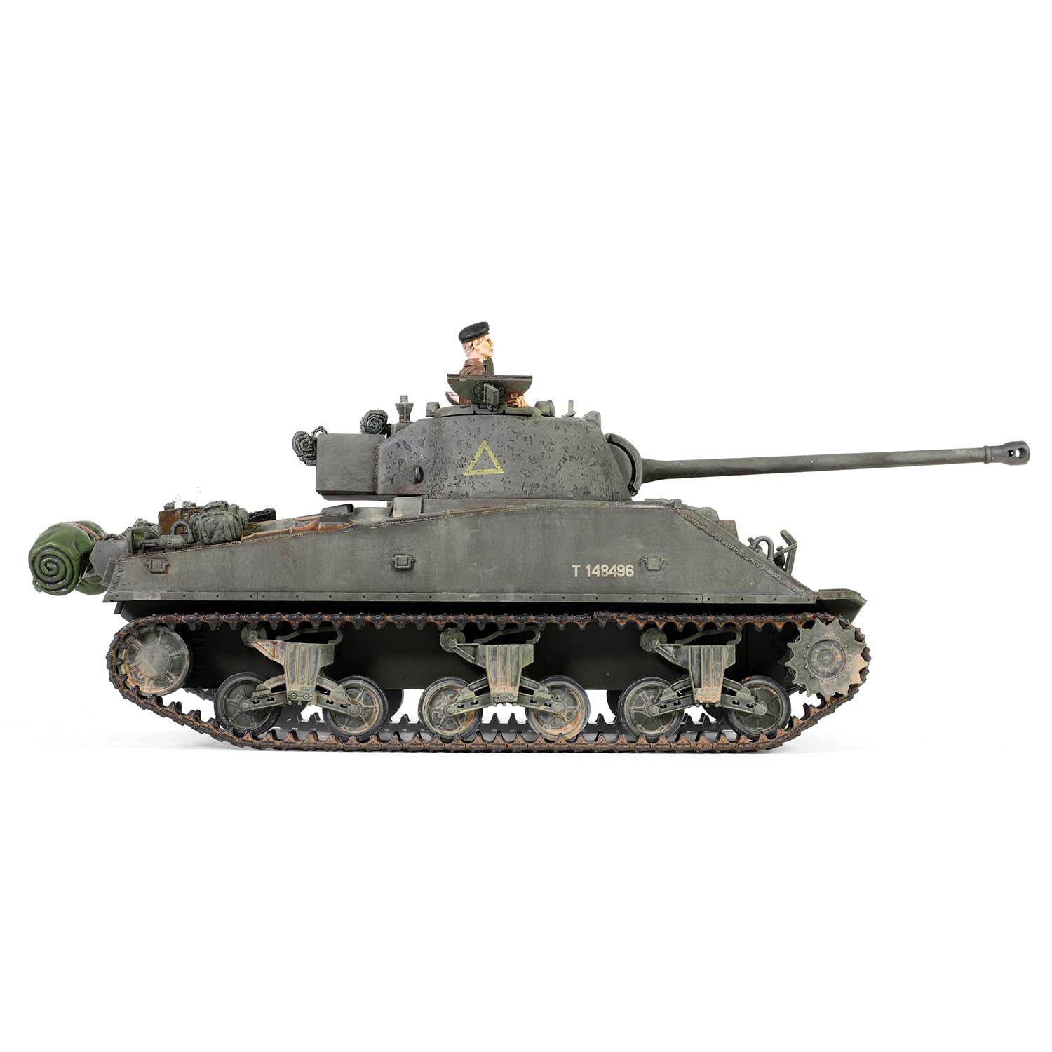 British Sherman Firefly Vc. 8th Armoured Brigade, 24th Lancer, 13/18th Hussars, Normandy 1944