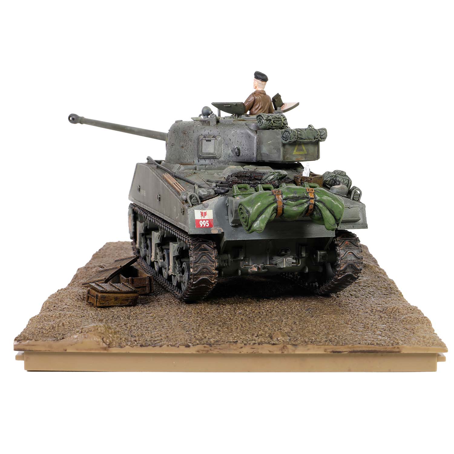 British Sherman Firefly Vc. 8th Armoured Brigade, 24th Lancer, 13/18th Hussars, Normandy 1944