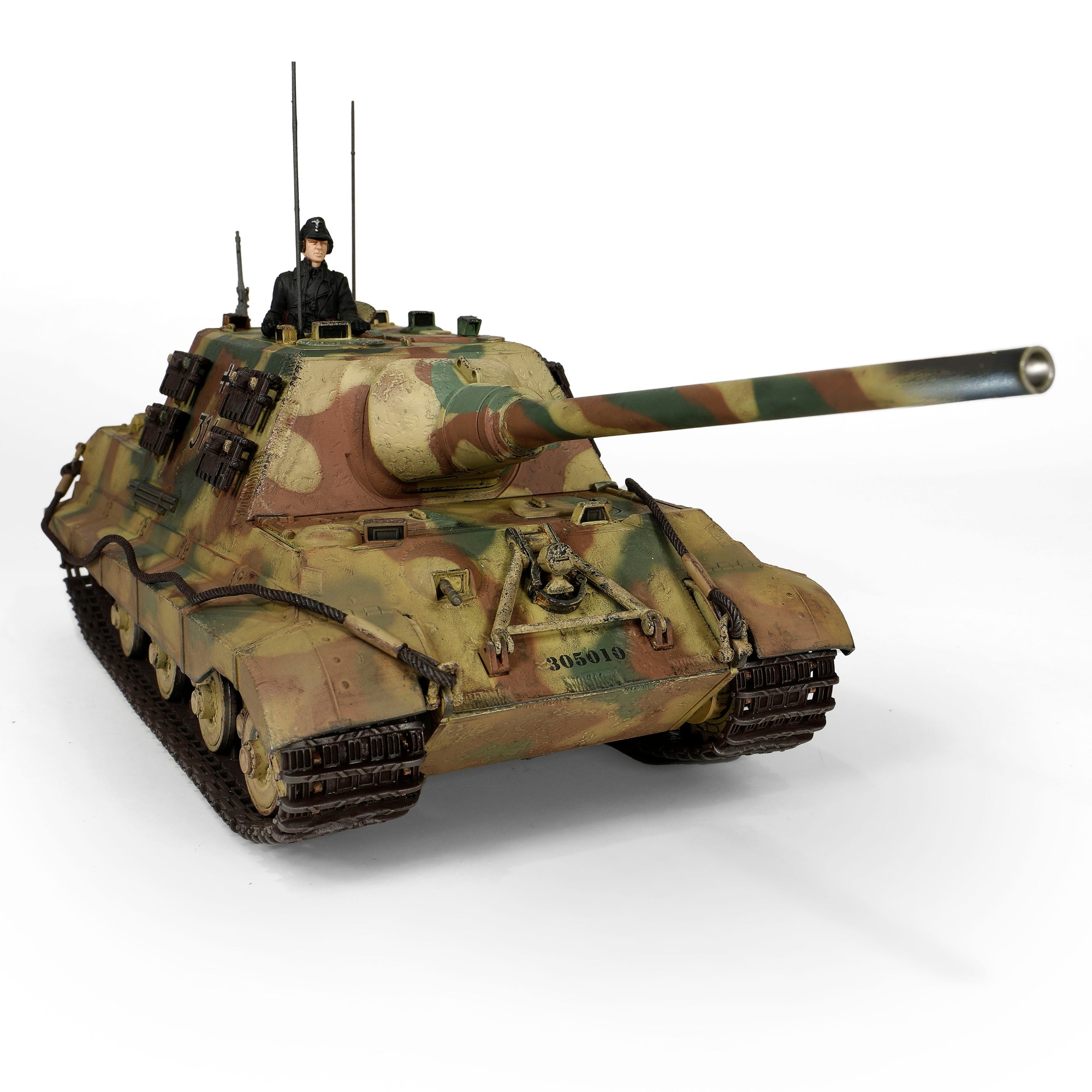 Sd.Kfz.186 Panzerjager Tiger Ausf. B heavy tank "JagdTiger" (Porsche suspension) 3.Kompanie / schwere Panzerjager Abteilung 653, No.314, March 1945