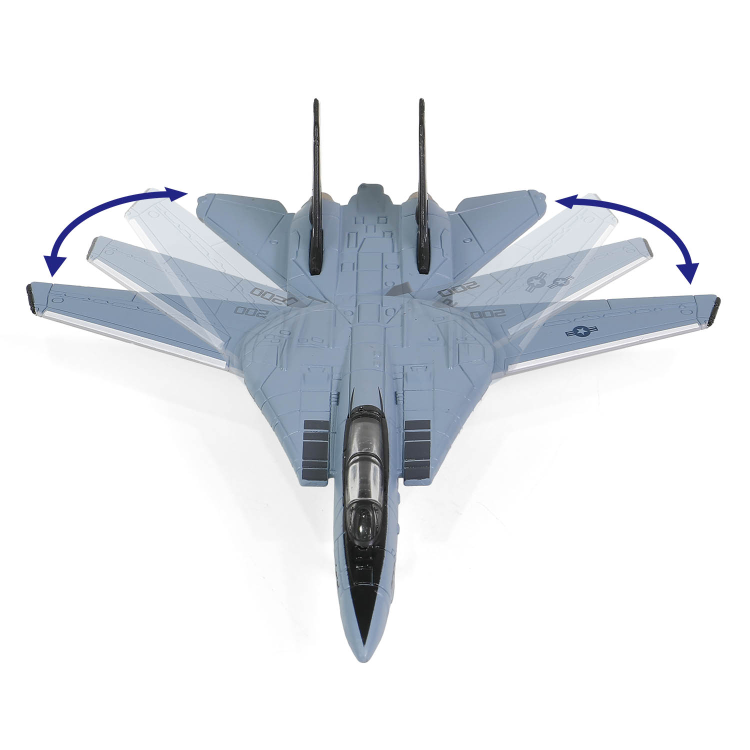 Each F-14 Tomcat with variable-sweep wings 