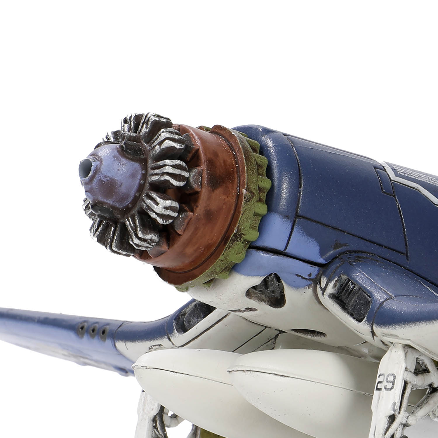 Intricately detailed engine